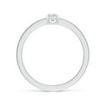 thumbnail image 2 of ANGARA Natural 0.32 Ct. Diamond Solitaire Ring in 14K White Gold for Women (Ring Size: 3.5), 2 of 9