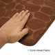 thumbnail image 3 of Baño Alfombras 60x90cm, 2uds Adoquín Baño Alfombras Puerta Alfombras Memoria Espuma Baño Alfombra Antideslizante Absorbente Baño Alfombra para Baño Piso Bañera-Marrón Unique Bargains Alfombras de baño, 3 of 5