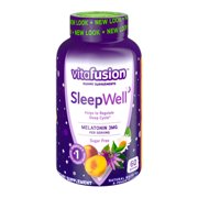 Angle View: Vitafusion Sleep Well Sugar Free Gummy White Tea With Passion Fruit -- 60 Gummies