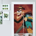 Children's cartoon door curtain Phineas And Ferb suitable for children ...