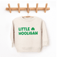 thumbnail image 3 of Bump and Beyond Designs Little Hooligan, Toddler St. Patrick's Day Sweatshirt (Natural 2T), 3 of 5