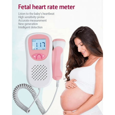 Heartbeat Monitor Portable-FetalDopler-Easy to Use for Home