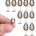 thumbnail image 4 of FELTECHELECTR 10 copas de vino para muñecas, juguetes, accesorios para muñecas, casa de muñecas, copas de vino, juguetes de cocina para niños., 4 of 6