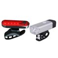thumbnail image 1 of Luz delantera de bicicleta Cola Faro de bicicleta USB LED IPX6 Plata, 1 of 8