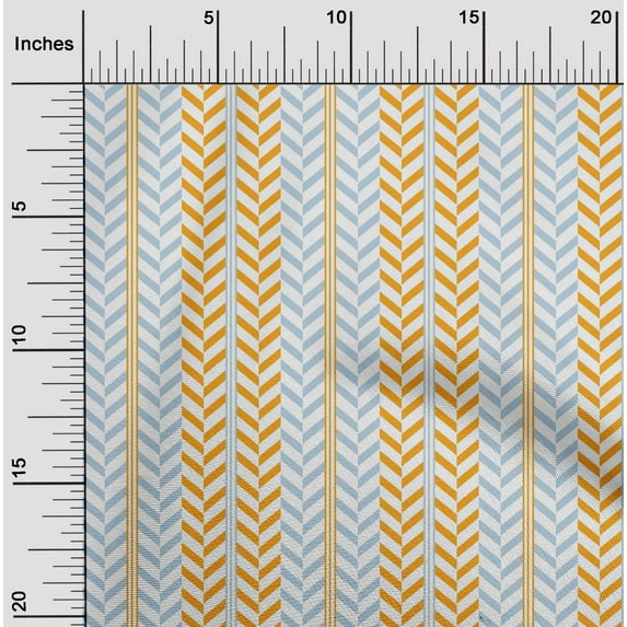 oneOone Viscose Chiffon Fabric Stripe & Herringbone Geometric Fabric Prints By Yard 42 Inch Wide