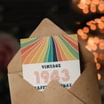thumbnail image 3 of Artery8 Vintage Retro Him Her Rainbow Born 1943 Aged 82 Years Old 82nd Birthday Card Mum Dad Gran Grandad, 3 of 3