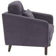thumbnail image 4 of Elle Decor Chloe Arm Chair in Dark Gray, 4 of 6