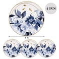thumbnail image 2 of Mizuki Bone China Dessert Plate Set of 4, Bone China Dessert Plate Set, 2 of 7