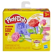 Play-Doh Lil Roses Flower Playset, Scented Modeling Compound for Kids Aged 3+