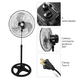 thumbnail image 4 of Ventilador Ajustable De Pie Elegate Silencioso 3 Velocidades, 4 of 6