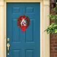 thumbnail image 5 of Holy Family Wreath Decorations, Large Christmas Front Door Wreaths with Nativity Scene Ornaments, Winter Fall Berry Christmas Wreaths for Front Door Window Indoor Outdoor, 5 of 9