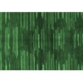 thumbnail image 1 of Ahgly Company Indoor Rectangle Abstract Emerald Green Modern Area Rugs, 2' x 4', 1 of 4