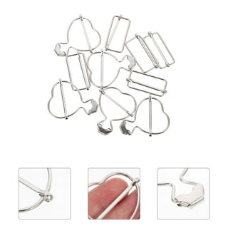 10Pcs Retro Suspender Buckles Overall Clip Replacement for