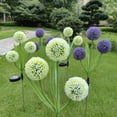 thumbnail image 5 of 3-head solar dandelion light outdoor ground-inserted lawn garden decorative light LED onion ball flower landscape light, 5 of 5