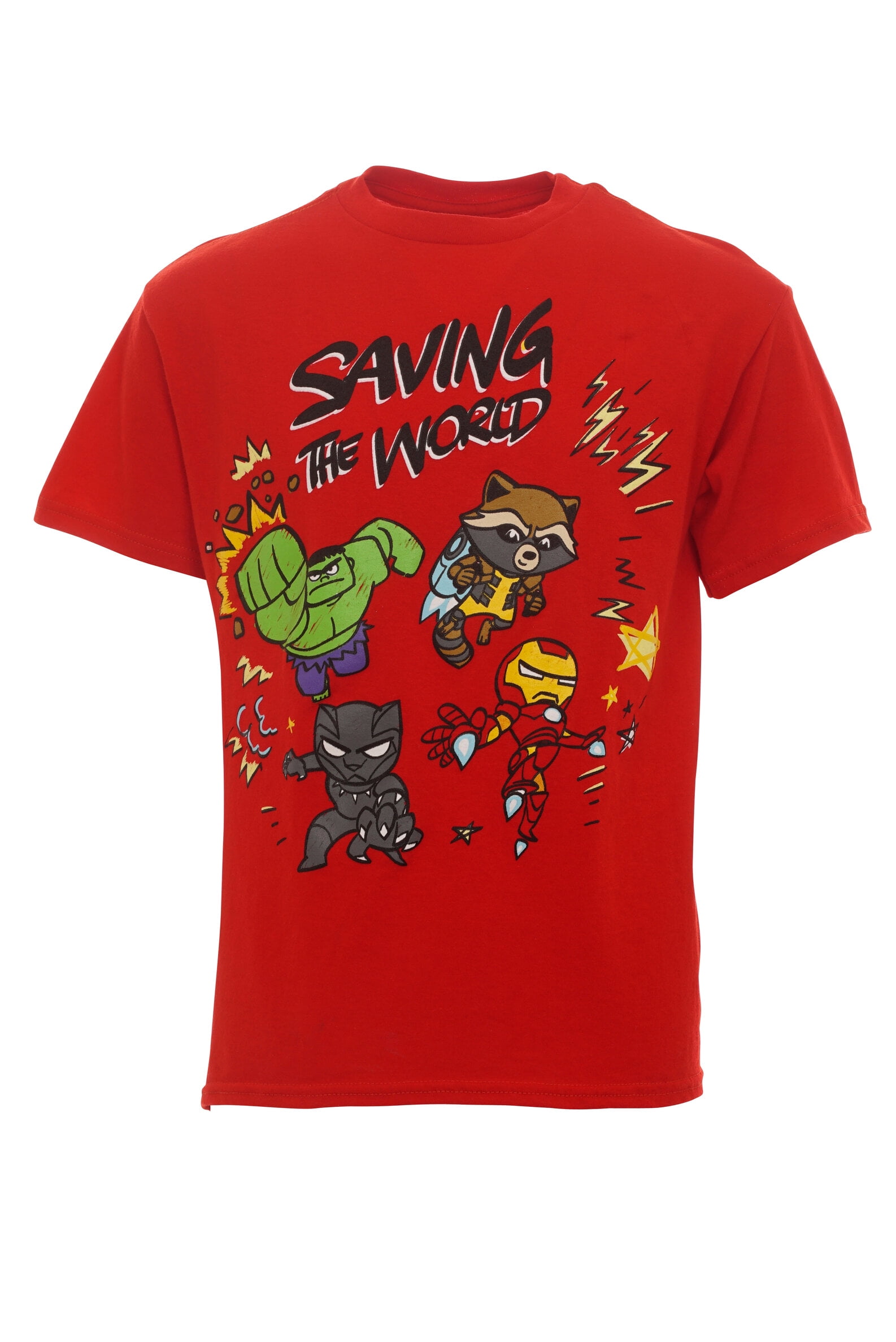 Marvel Avengers Spider-Man Iron Man Captain America Little Boys 3 Pack T-Shirts Toddler to Big Kid