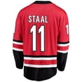 thumbnail image 3 of Men's Fanatics Jordan Staal Red Carolina Hurricanes Alternate Breakaway Jersey, 3 of 3