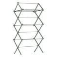 thumbnail image 2 of SONGMICS Foldable Clothes Drying Rack, Laundry Drying Rack, Clothes Airer, Steel Frame, 14.6 x 29.5 x 53.2 Inches, Easy Assembly, Indoor Outdoor Use, Gray, 2 of 4