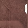 thumbnail image 3 of BNM Turkish Cotton Solid Towel Set of 6, Chocolate, 3 of 6