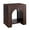 Brown, variant on SinCiDo Modern Arched Nightstands Set of 2 with Charging Station, Bedside Table with Open Shelf Storage for Bedroom, Living Room