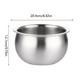 thumbnail image 2 of erfcxs Stainless Steel Rice Cooker Inner Pot Durable Bakeware For Cooker For Cooking Rice And More, 2 of 5
