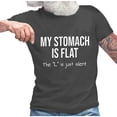thumbnail image 4 of YLSDY Men's Big and Tall Slogan Pattern T-shirtsShort Sleeve Crew Neck Tops Summer Casual Vintage Fashion Shirts Loose Fit Breathable Blouses Dark Gray M, 4 of 9