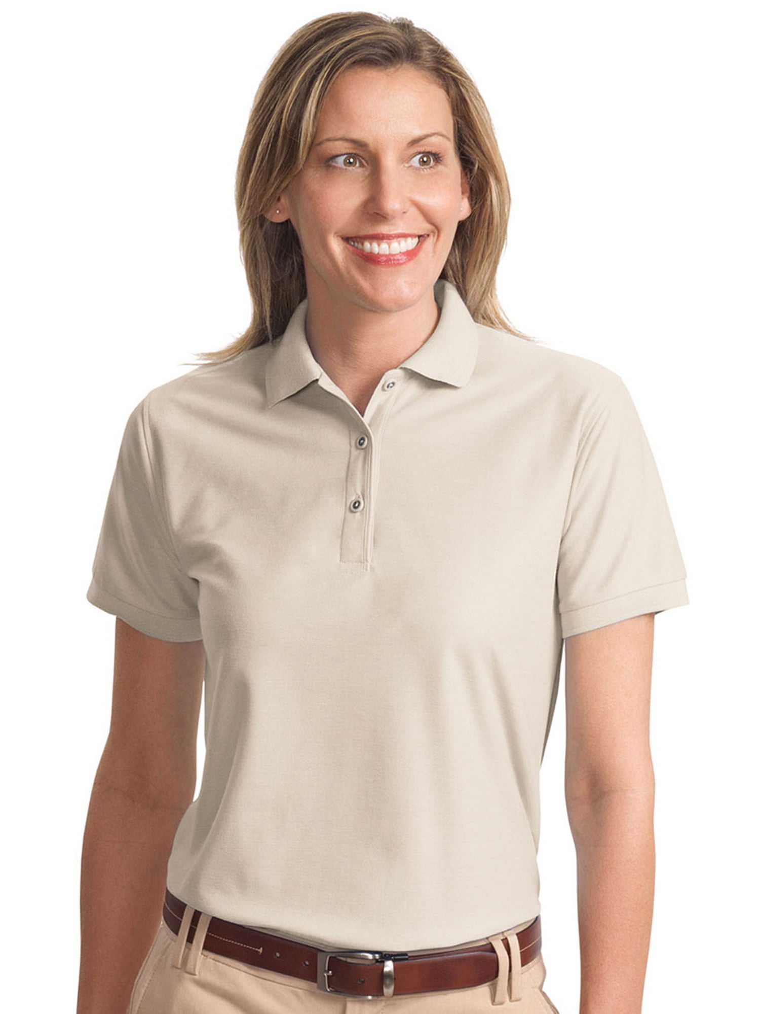 Port Authority - Port Authority Women's Classic Knit Collar Polo Shirt ...