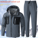 thumbnail image 5 of Chaqueta de invierno para hombre, forro polar, gruesa, resistente al viento, impermeable, ropa cálida, ciclismo, ropa de montañismo al aire libre, ropa de trabajo, 5 of 5