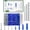 190PCS-Blue, variant on 156PCS Self Drilling Drywall Anchors and Screws for Drywall,3 Sizes Nylon Plastic Wall Anchors,13x42mm,15x33mm, 10x33mm,No Pre Drill Hole Preparation Required