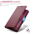 thumbnail image 4 of CaseMe Leather For Google Pixel 10 Pro XL Wallet Case with RFID Blocking, For Google Pixel 10 Pro XL Case Wallet for Women Men Card Holder Magnetic Clasp Kickstand Folio Case,Wine Red, 4 of 11
