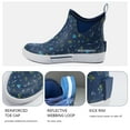 thumbnail image 5 of Bassdash Womens 4.5” Waterproof Deck Ankle Rain Boots Anti-Slip Neoprene Rubber Garden Fishing Boots, 5 of 8