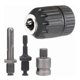 thumbnail image 1 of 4 Pcs Drill Chuck Adapter Set 10mm Impact Drill Chuck with Round Hex Shank Connection Rod Electric Wrench Converter, 1 of 4