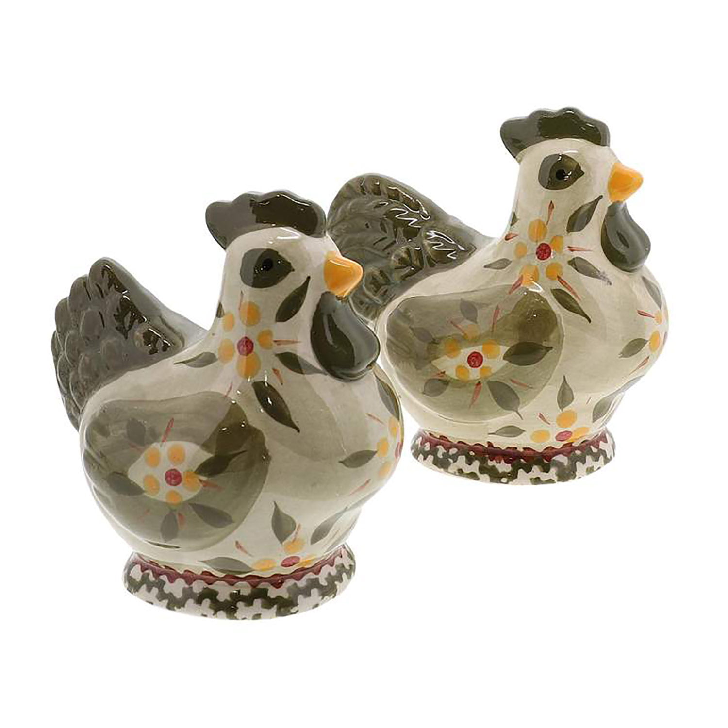 Hen Chicken Salt & Pepper Shakers by Temp-Tations (Olive Green ...