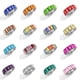 thumbnail image 2 of Nuevos anillos de lujo de Zirconia cúbica para mujer, anillos de dedo chapados en cobre rojo y azul a la moda, declaración de circón, venta al por mayor, joyería a granel Tan Jianjun unisex, 2 of 2