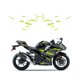 thumbnail image 1 of Kit de pegatinas gráficas para motocicletas Ninja 400, color amarillo, 1 of 1