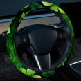 thumbnail image 2 of Saint Patrick's Day Stylish 14.5 Inch Printing PVC Leather Car Wheel Cover Steering Wheel Covers Auto Accessories, 2 of 6