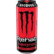 (24 Cans) Rehab Monster Strawberry Lemonade 16 oz