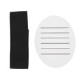 thumbnail image 1 of Paleta de soporte de extensión de pestañas redonda con cinturón desmontable herramienta de maquillaje de pestañas, 1 of 8