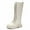 C#Beige748203, variant on CAIVO Girls Winter Boots Mid Calf Solid Color Warm Lined Snow Boots For Toddler Kids Casual Shoes Holiday Wear