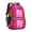 Pink and Red, variant on Pink and White Checkered Pattern Backpack for School, Cute School Bag with Adjustable Shoulder Straps and Padded Back, 16.9"x12.6"x5.9"