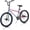 Rainbow Plating, variant on BMX Bike, 20 inch Kids Bike, DEYGIA Bikes for Kids 6-14, Boys Bike with 4 Pegs, High-Carbon Steel BMX Frame, 360 Handlebar Rotation, Jet Fuel Finish
