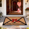 thumbnail image 2 of zhangmingg Valentine's Day Heart Shaped Envelope Decorative Area Rug Soft Floor Mat for Home Bedroom Living Room, 2 of 6