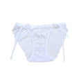 thumbnail image 1 of Gibobby Ropa Interior Sexy Ropa interior Calzoncillos sexy Sensualidad Vendaje Mujeres Bikini Perspectiva Encaje Íntimos (Blanco, Talla única), 1 of 2