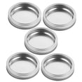 thumbnail image 5 of Masteelf 5 Sets Jar Lids Canning Jar Caps Tinplate Storage Jar Lids with Rings, 5 of 7