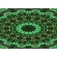 thumbnail image 1 of Ahgly Company Indoor Rectangle Patterned Dark Forest Green Area Rugs, 7' x 9', 1 of 6