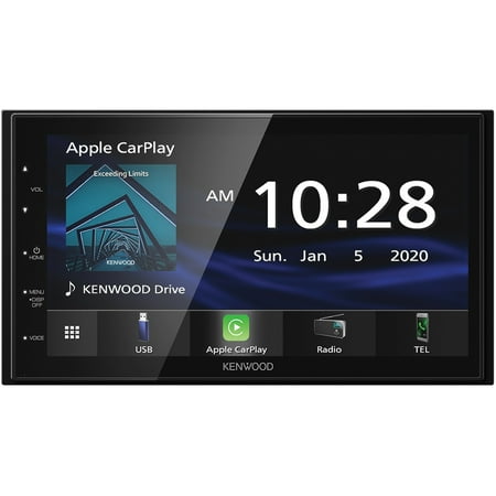 Kenwood - 6.75" - Android Auto/Apple® CarPlay™ - Built-in Bluetooth - In-Dash Digital Media Receiver - Black