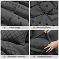 thumbnail image 2 of Vccoem 5-Piece Twin Comforter Set Bed in a Bag - Gray Boho Tufted Luxury Bedding Set, Ultra Soft & Breathable All Season Comforter with Sheets & Pillowcases, 2 of 8