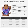 thumbnail image 5 of Gukieu Flower Happy Skull Print Women's Sports Vest, Low-neck U-shaped Removable Pad Sports Bra for Yoga, Exercise, Dance-Medium, 5 of 8
