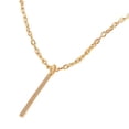 thumbnail image 2 of HomeKingdee Geometric Rectangular Metal Bar Tassel Chain Short Necklace - Unique Gift for Women on Valentine's Day, Mother's Day, Christmas, 2 of 5