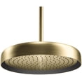 thumbnail image 2 of Kohler 26292-2MB 12 in. 1-Function Statement Round Rainhead with Katalyst Air Induction Technology - Vibrant Brushed Moderne Brass, 2 of 7
