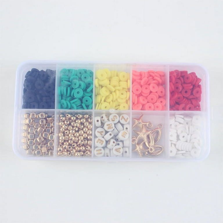 Clay Beads Set, 6400 Pcs Bracelet Making Kit with 6mm Polymer Clay Beads -  22 Beautiful Colors, Price $15. Free for USA. Interested DM me for Details  : r/AMZreviewTrader